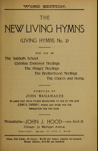 New living hymns (Living hymns no. 2)