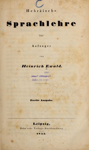 Hebräische sprachlehre für anfänger