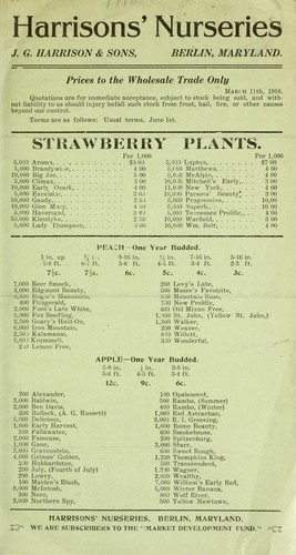 Harrisons' nurseries