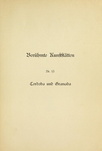 Cordoba und Granada