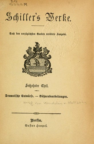 Schillers Werke