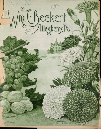Wm. C. Beckert's descriptive and illustrated seed catalogue