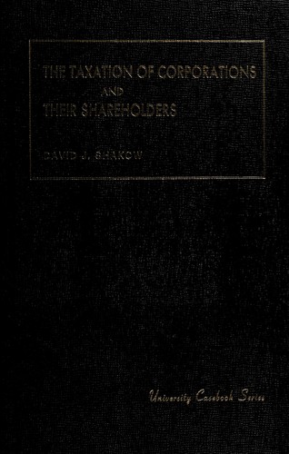 The taxation of corporations and their shareholders