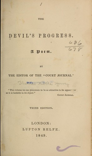 The devil's progress