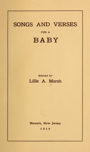 Songs and verses for a baby