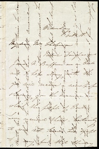 [Letter to] My dear Mrs. Chapman