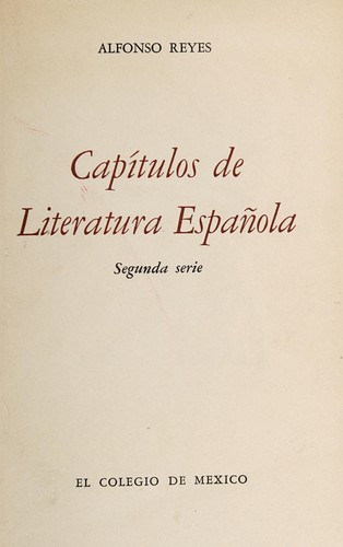 Capítulos de literatura española