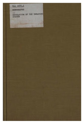 Regulation of the sweating system