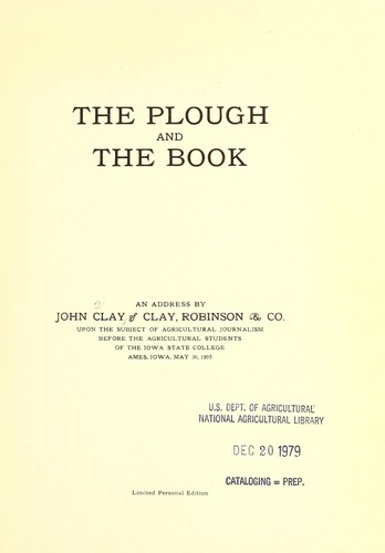 The plough and the book
