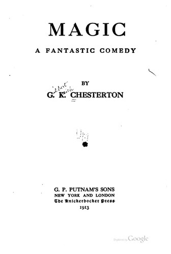 Magic: A Fantastic Comedy