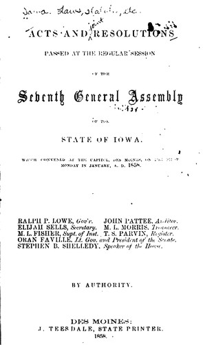 Acts and Joint Resolutions