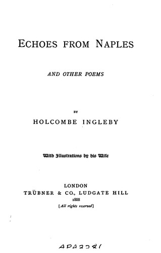 Echoes from Naples and Other Poems