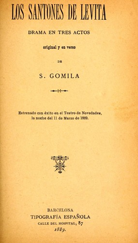 Los santones de Levita