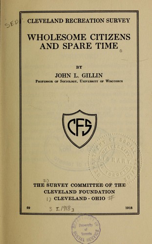 Wholesome citizens and spare time