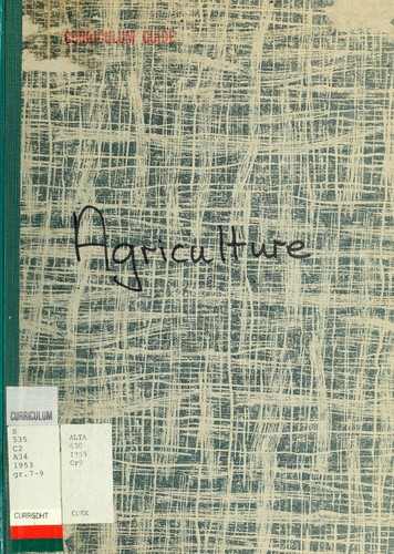 Junior high school curriculum guide for agriculture, grade IX