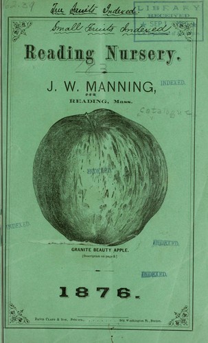 Descriptive catalogue of the Reading Nursery