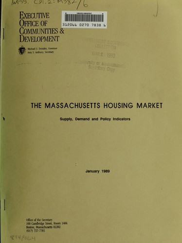 The Massachusetts housing market
