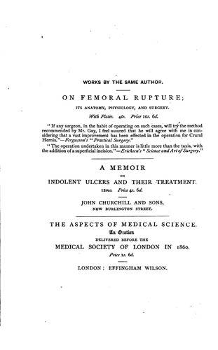 On Varicose Disease of the Lower Extremities and Its Allied Disorders, Skin Discoloration ...