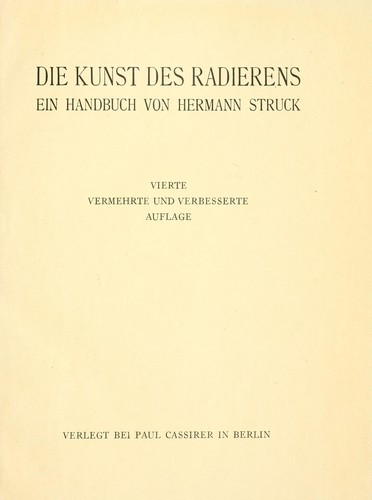 Die Kunst des Radierens