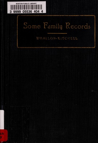 Some family records