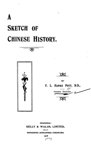 A Sketch of Chinese History