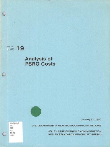 Analysis of PSRO review costs