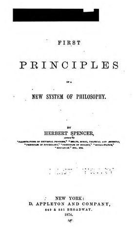First principles of a new system of philosophy.
