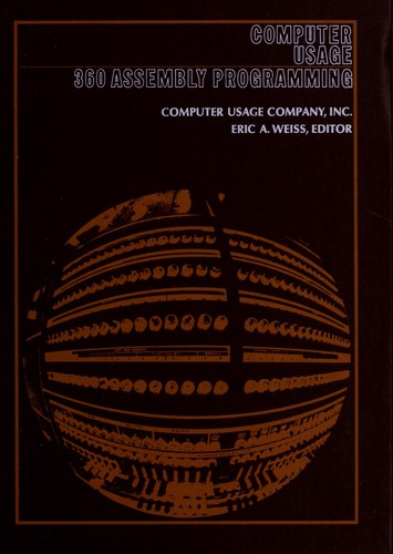 Computer usage; 360 assembly programming.