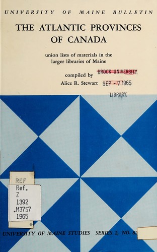 The Atlantic Provinces of Canada