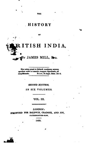 The History of British India