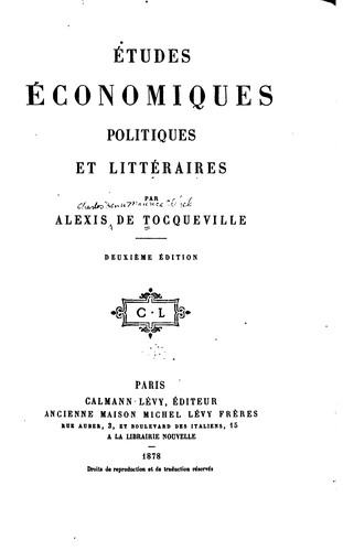 Études économiques, politiques et littéraires