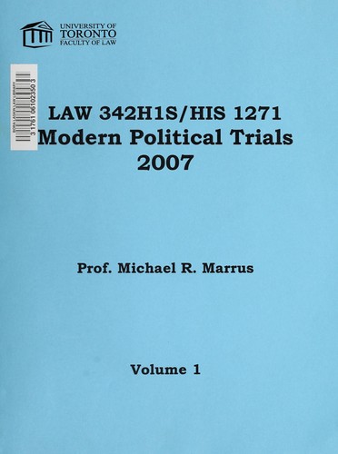 Modern political trials