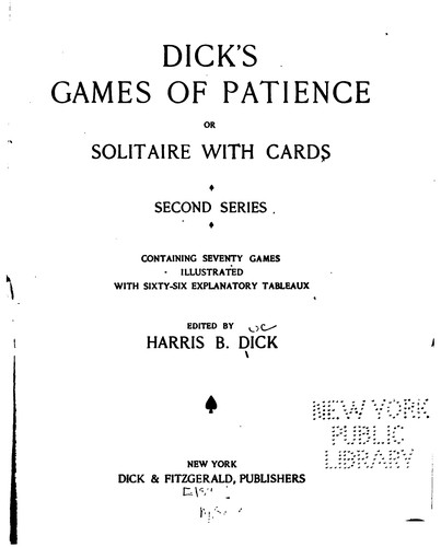 Dick's games of patience