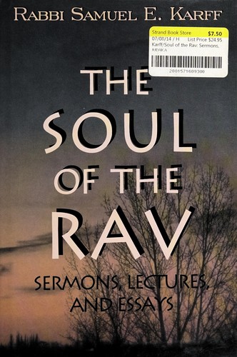 The Soul of the Rav