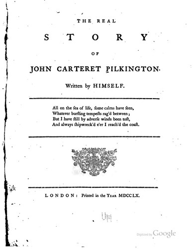 The real story of John Carteret Pilkington.