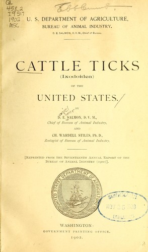 Cattle ticks (Ixodoidea) of the United States