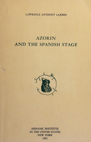 Azorin and the Spanish stage