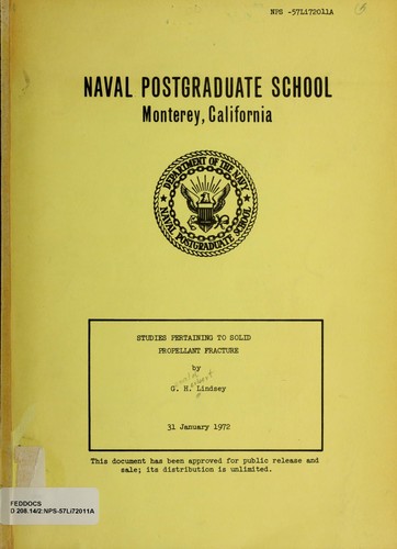 Studies pertaining to solid propellant fracture