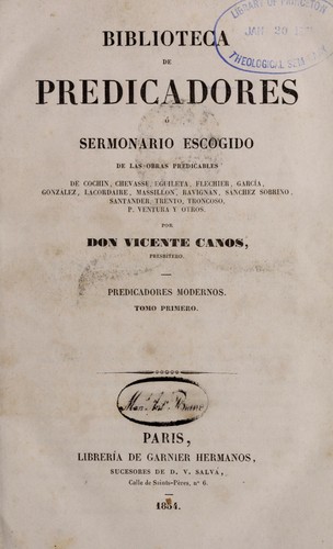 Sermones predicados en la iglesia de Nuestra Sen ora de Paris