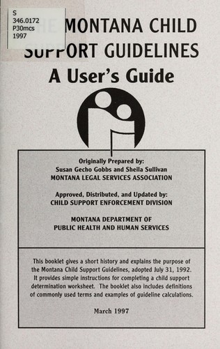 The Montana child support guidelines