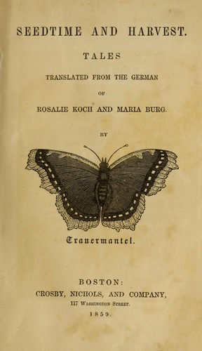 Seedtime and harvest