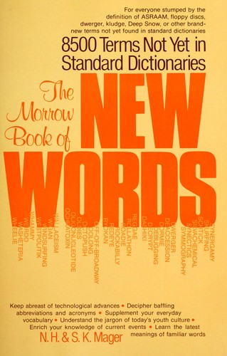 The Morrow book of new words