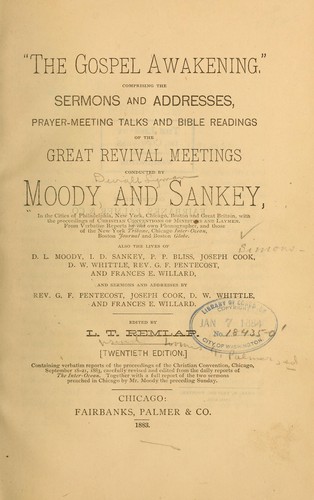 "The gospel awakening."