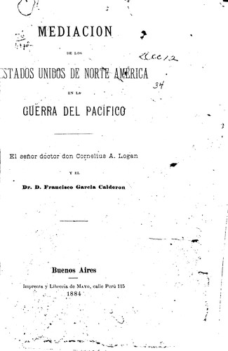 Mediacion de los Estados Unidos de Norte América en la guerra del Pacífico