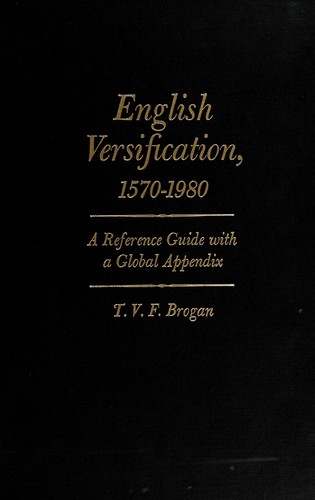 English versification, 1570-1980