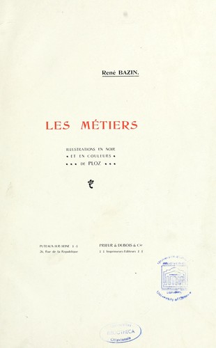 Les métiers
