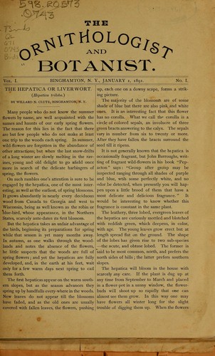 The Ornithologist and botanist