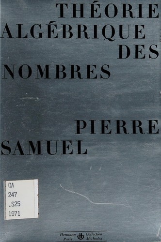 Théorie algébrique des nombres.