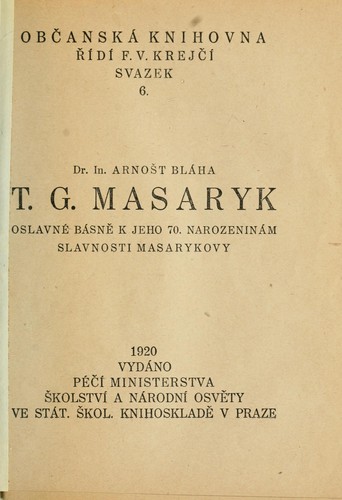 T.G. Masaryk