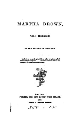 Martha Brown, the Heiress